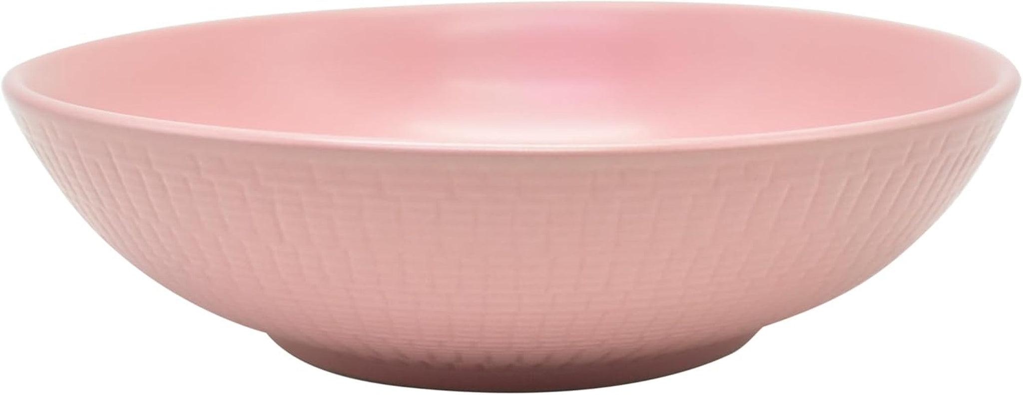 ECHTWERK Vintage-Geschirrset, 12-teilig, natürliches Design „Blanka“, 4 Personen, elegantes strukturiertes Steingut-Geschirrset mit 4 Speisetellern, 4 Beilagentellern und 4 Speisetellern, Rosa