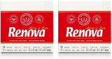 Renova Papierservietten, weißer Tisch-Cocktail-Stil – 90 Servietten (2 Stück)