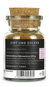 Ankerkraut Zimt & Zucker, 100g im Korkglas