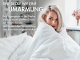 Traumnacht-Entspannungsdecke 135 x 200 cm, 4 kg schwere Decke zur Beruhigung und Stressabbau, empfohlen für Erwachsene, Öko-Tex-zertifiziert, hergestellt nach deutschen Qualitätsstandards. Steppdecken und Steppdecken Naty Shop