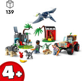 LEGO Jurassic World Rettungszentrum für Baby-Dinosaurier, Set mit kleinen Dinosaurierfiguren, darunter Triceratops, Ankylosaurus und Velociraptor, Baugeschenk für Jungen und Mädchen ab 4 Jahren 76963 Bausätze Besuchen Sie den LEGO-Store