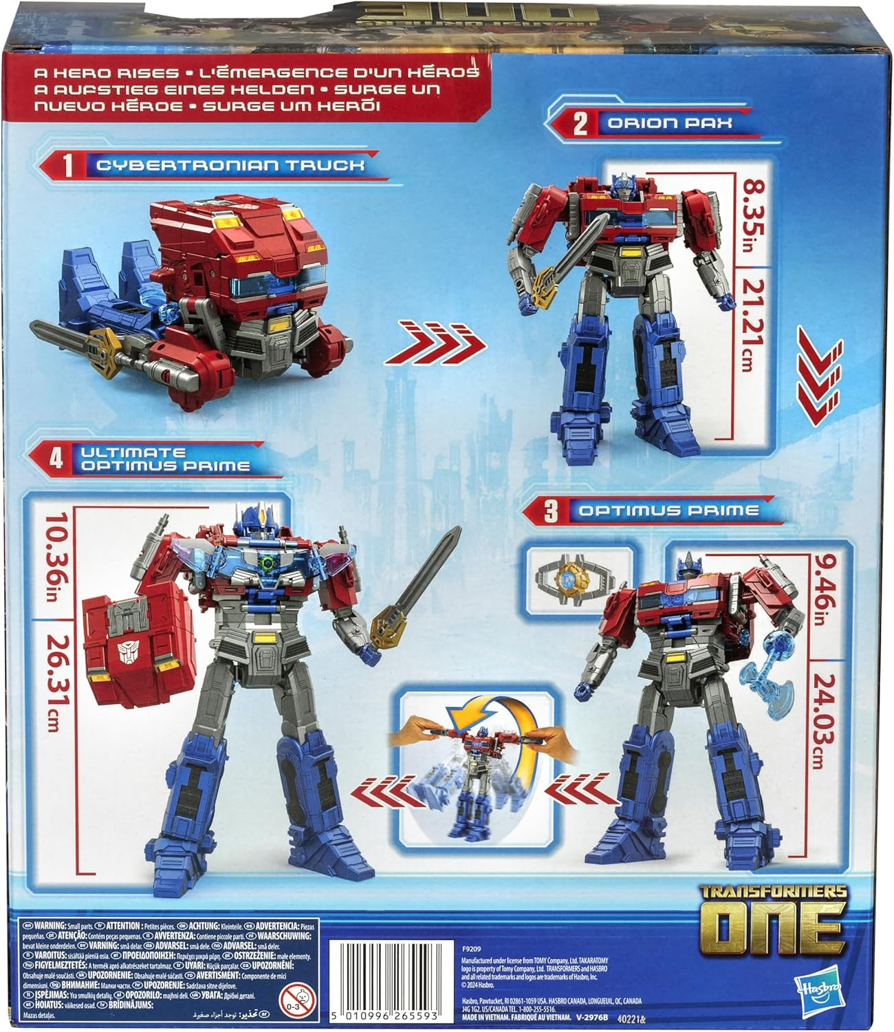 Transformers One Power Flip Optimus Prime (Orion Pax) interaktive Figur Actionfiguren Naty Shop