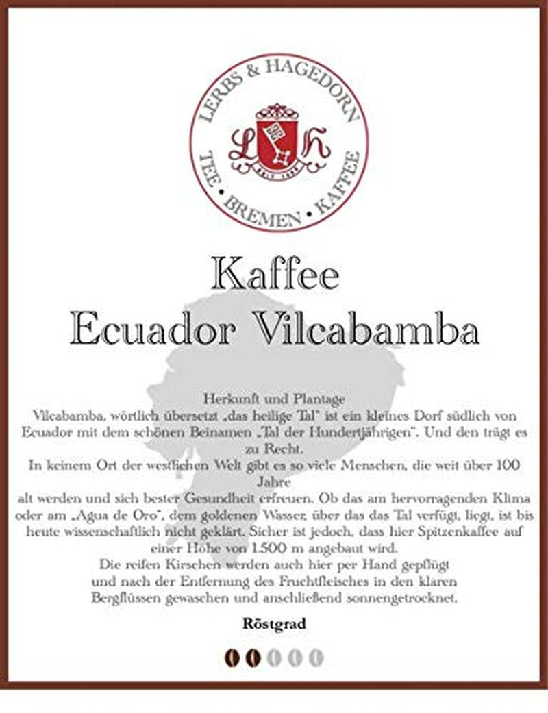 Kaffee Vilcabamba Ecuador 1kg