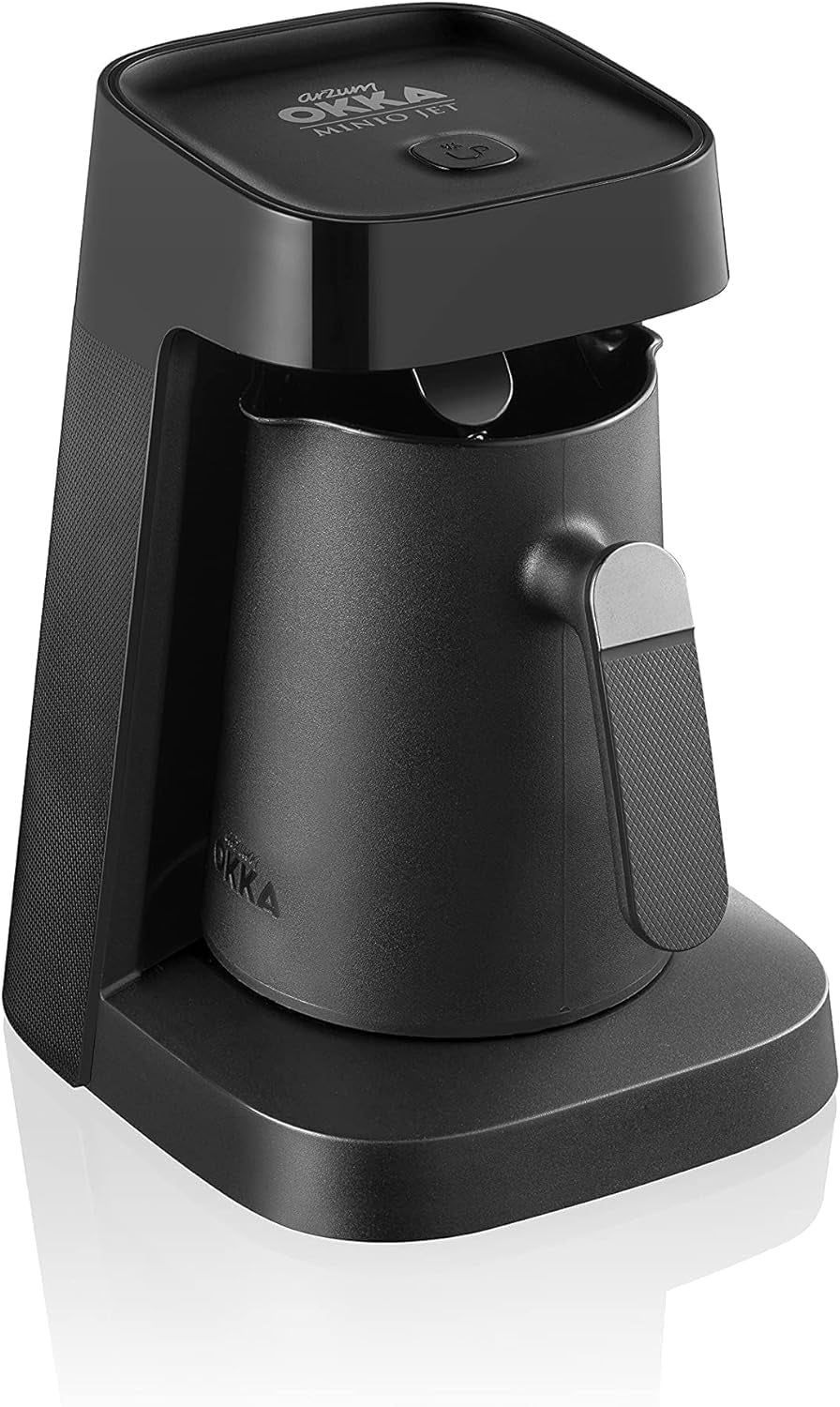 Türkische Kaffeemaschine Arzum Okka MINIO JET, 400 W, Fassungsvermögen 5 Tassen, Überlaufschutz, akustisches Warnsystem, Türkische Kaffeemaschine, Chrom
