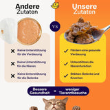 The Better Cat – Getreidefreies Nassfutter mit extra hohem Fleischanteil – Premium getreide- und zuckerfreies Katzenfutter (200g, Huhn)