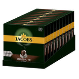 Kaffeekapseln Espresso Intenso, Intensität 10 von 12, 10 x 20 Getränke & Kaffeekapseln Krönung Crema, 200 Nespresso-kompatible Kapseln, 10er Pack, 10 x 20 Getränke, 1040 g