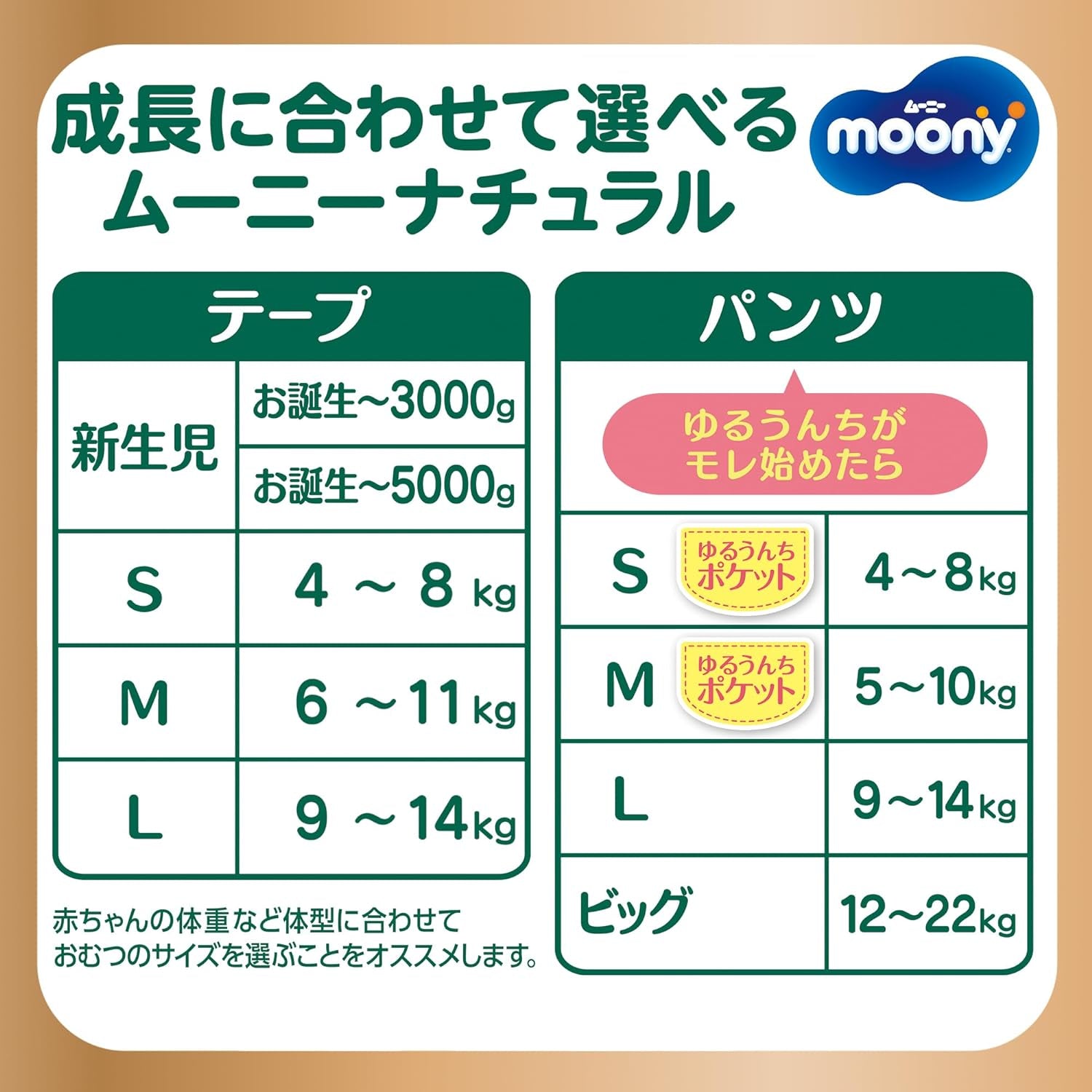 Japanische Windeln Natural M (6-11 kg) // Japanische Windeln Natural M (6-11 kg)