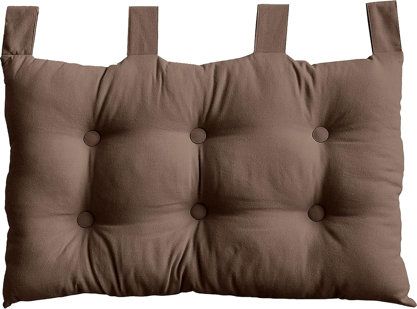 Steppdecke mit 4 Noppen, Jute, 90 x 190 cm, Ton, 2007AGCHLJT090190, 90 x 190 cm Steppdecken und Steppdecken Naty Shop Nerz