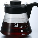 4977642019126 Karaffe zum Servieren von Kaffee V60 700 ml VCS-02B, Glas, farblos, 17,3 x 14,1 x 13 cm