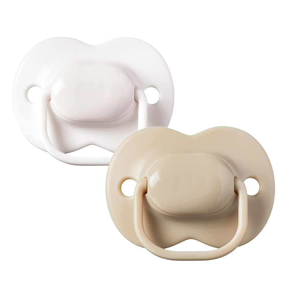 Tommee Tippee Kirsch-Latex-Schnuller, 0–6 Monate, 2er-Pack, Beutel-Schnuller aus 100 % Naturlatex