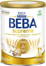 BEBA SUPREME JUNIOR 1 Plus – Getränk für Kinder ab 1 Jahr, mit Komplex 6 HMO, laktosefrei, palmölfrei, fischölfrei, Nahrung für Kleinkinder, Babymilchpulver, 6er Pack (6 x 800g)