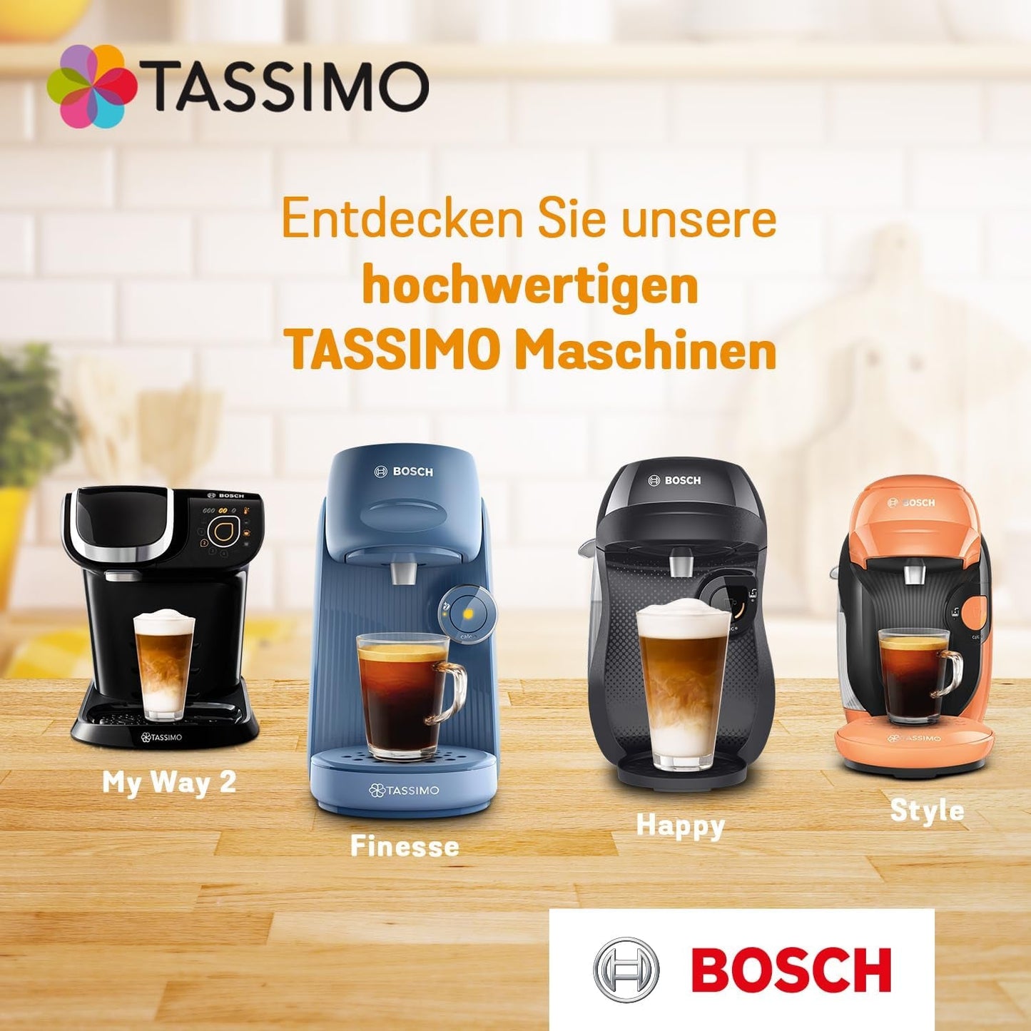 Tassimo Kapseln Moring Café XL Strong & Intense, Großpackung, 5 x 21 Pads, 105 Kaffeekapseln