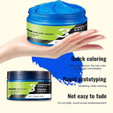 Blaues Haarwachs, temporäre blaue Haarsprayfarbe, Crazy Blue, waschbare Haarfarbe, sofortige Haarfärbung, natürliche Haarfarbe, Styling-Haare für Männer und Frauen, Party, Naty Shop Haarfärbemittel