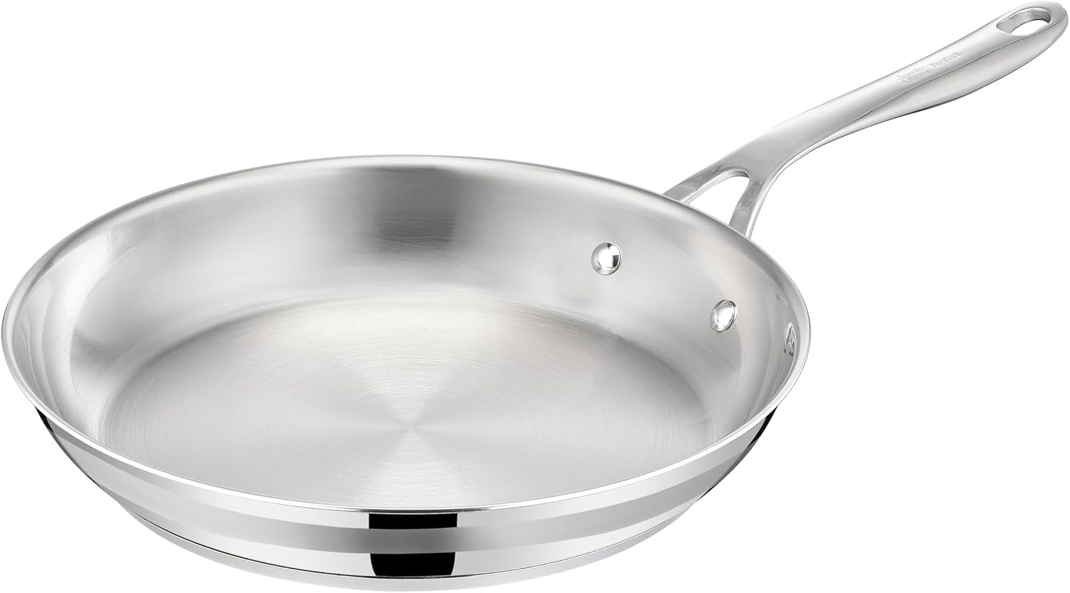 Jamie Oliver von Tefal Cook Smart Bratpfanne 28 cm, unbeschichteter Edelstahl, geeignet für Induktionstöpfe und Pfannen Naty Shop Default Title