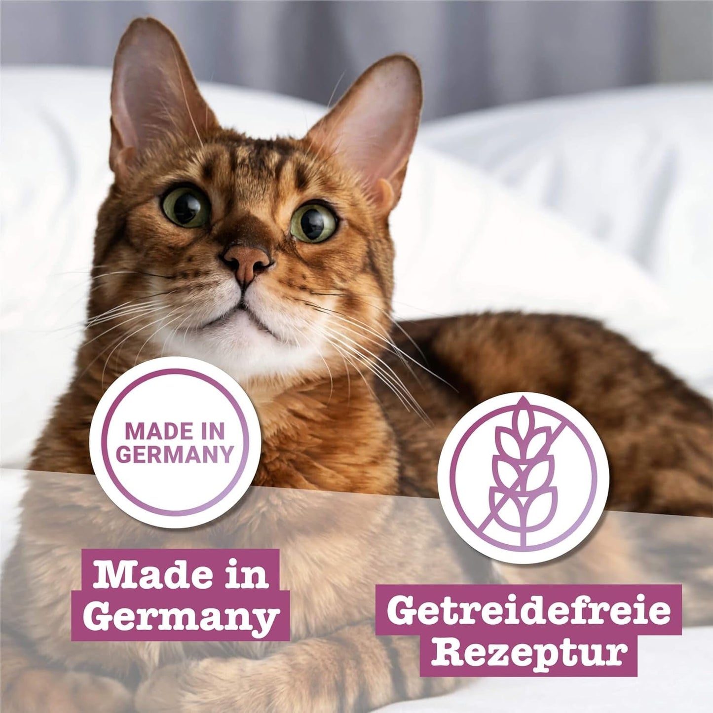 Catz Finefood Classic Collection Mixed Pack Nassfutter für Katzen – Gourmet-Nassfutter für Ihre Katze, getreide- und zuckerfrei, mit hohem Fleischanteil, 24 Beutel x 85 g