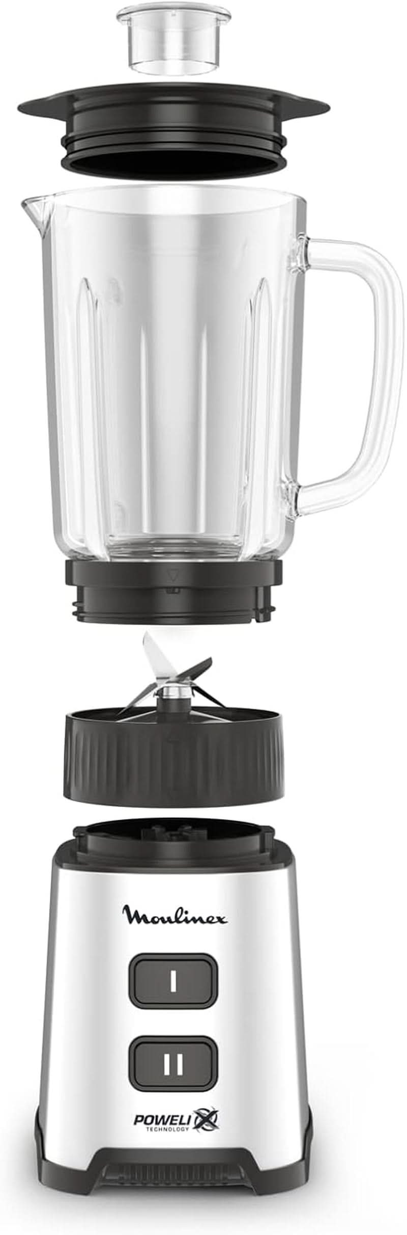 Mixer Pulseo LM17GD, 400 W, 4 Klingen, 700 ml, tragbarer Behälter 600 ml Kitchen Naty Shop