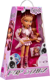 BRATZ Pop Starz Yasmin – Modepuppe mit Sammelanhänger, Outfit und Musikzubehör