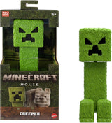 Mattel Minecraft Story-Set mit 4 Actionfiguren und 3 Zubehörteilen. Encounters In The Overworld Set, vom Minecraft-Film inspiriertes Sammelspielzeug JFR70 Actionfiguren Naty Shop Creeper mit Zubehörset