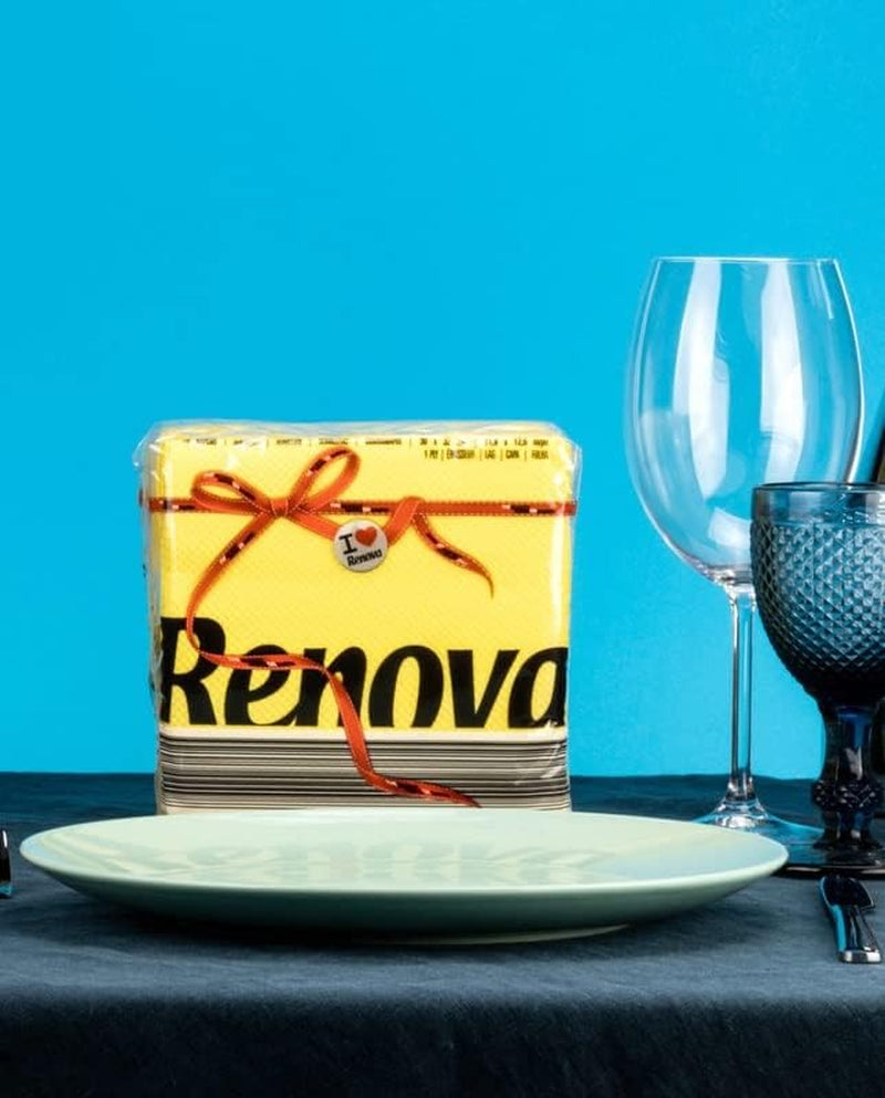 Renova-Papierservietten, 70 Stück, 128 GB