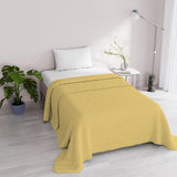 Sommerdecke Satinstreifen, Polyester, Creme, 260 x 250 cm Steppdecken und Steppdecken Naty Shop Gelb 170 x 250 cm