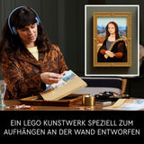 LEGO Art Mona Lisa, Erwachsenenset, Leonardo Da Vinci-Gemälde zum Aufhängen, kreative Aktivität für Männer und Frauen, Geschenk für Kunstliebhaber, italienische Renaissance-Kunst 31213 Bausets Besuchen Sie den LEGO-Store