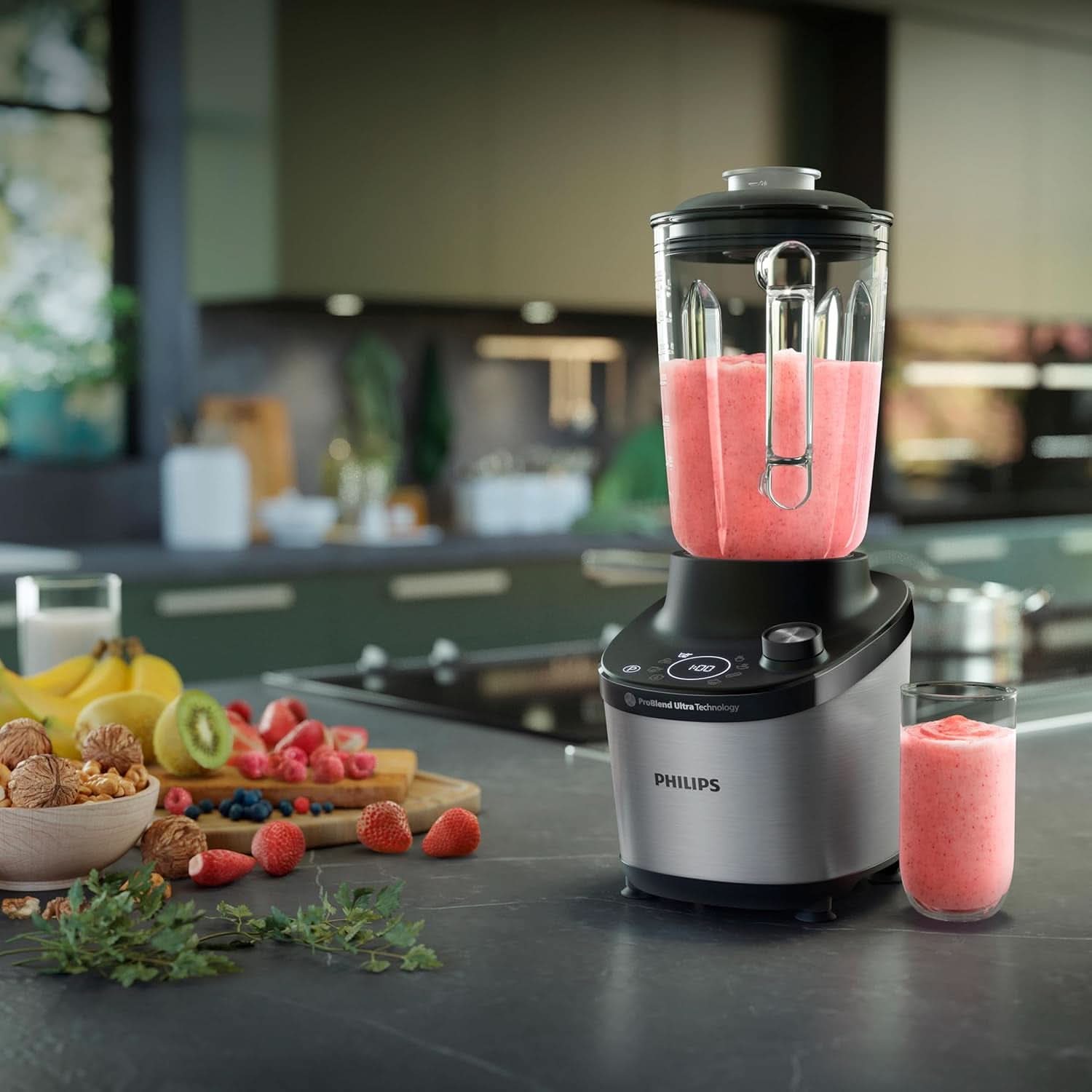 Mixer PHILIPS Serie 7000 HR3760/00, 2l, 1500W, 12 Geschwindigkeitsstufen, schwarz Kitchen Naty Shop