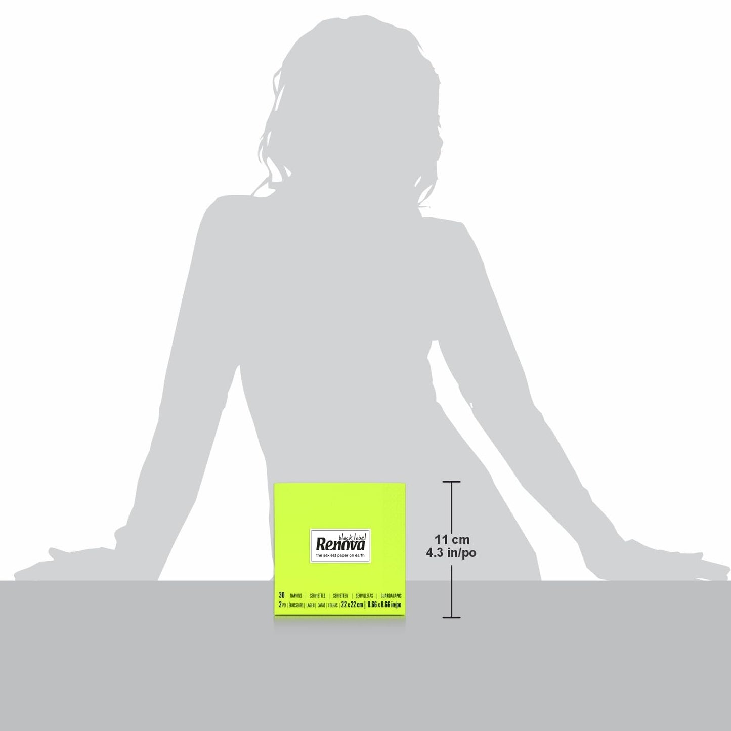 Renova Cocktail Green Papierservietten – 30 Servietten