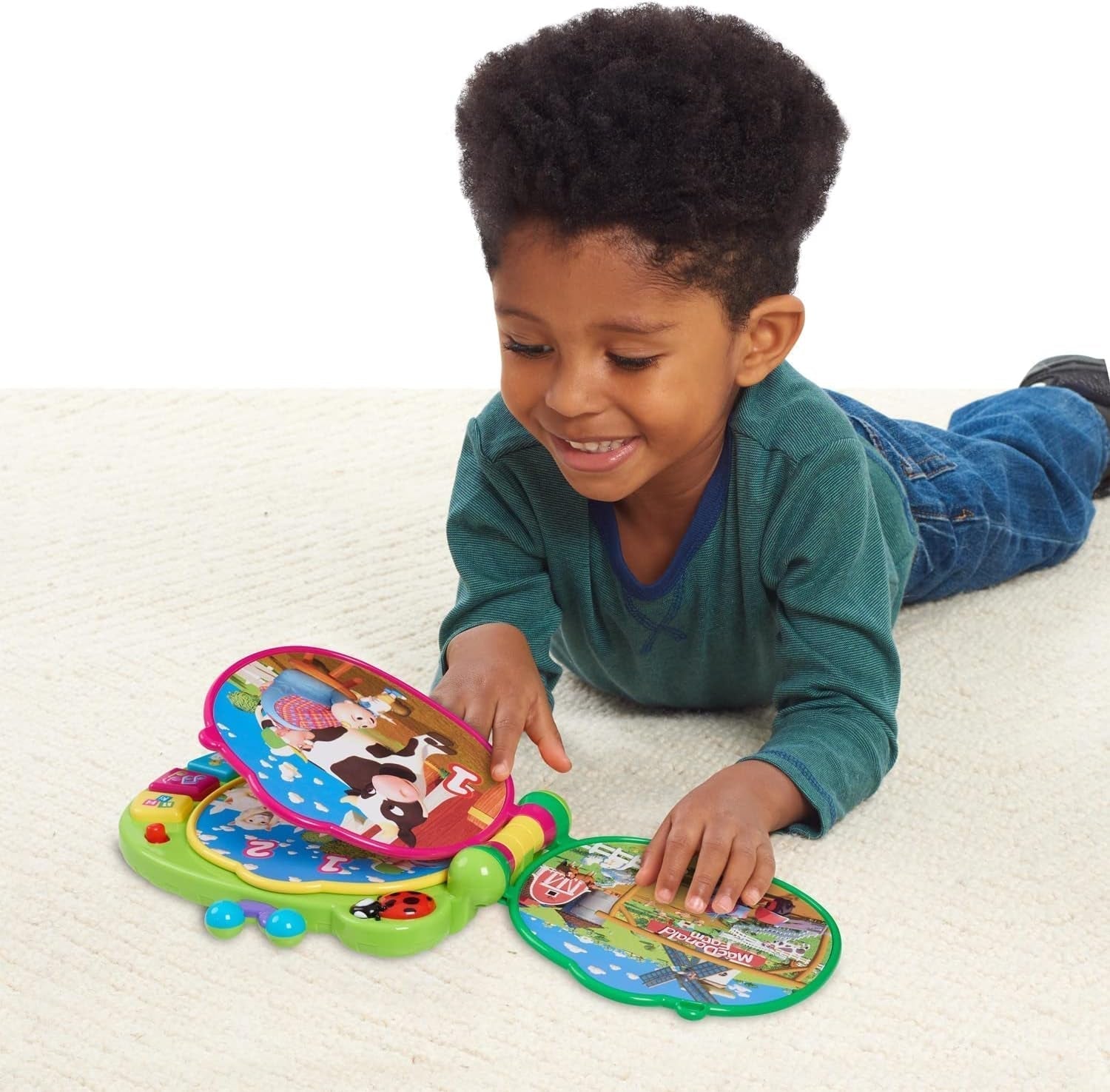 CoComelon, J.J Lernbuch, Lernfunktionen und Elektronik, Spielzeug für Kinder ab 18 Monaten, CCM10 (Französische Version) Bebe Toys Naty Shop