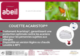 Abeil Acaristop Bettbezug mit Anti-Milben- und antibakterieller Wirkung, Polyester, weiß, 220 x 240 cm Bettdecken und Steppdecken Naty Shop