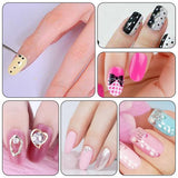 5 Stück Dotting Pen Set, Nagelpunkt-Stift, Dotting Pen Punktierung Stift Marbleizing Werkzeug Nagellack Maniküre Dot Nail Art Set, Marmorier-Werkzeug-Set, Punkte, Nagelkunst, Nagel Nail Werkzeug Set