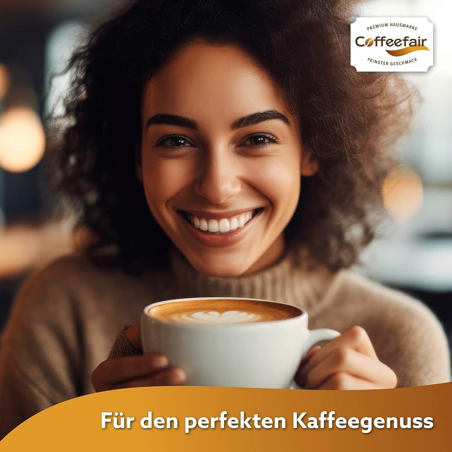 Filterkaffee Coffeefair Caffe Classic 80 x 60 g gemahlener Kaffee, Gastro-Qualität, leicht geröstet, ausgewogen und vollmundig, für Filterkaffee-Espresso