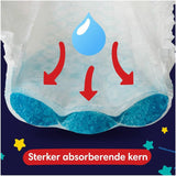 Pampers – Rutschfeste Baby-Nachthemden – Größe 6 – Kleinpackung – 30 Stück – 15+ kg