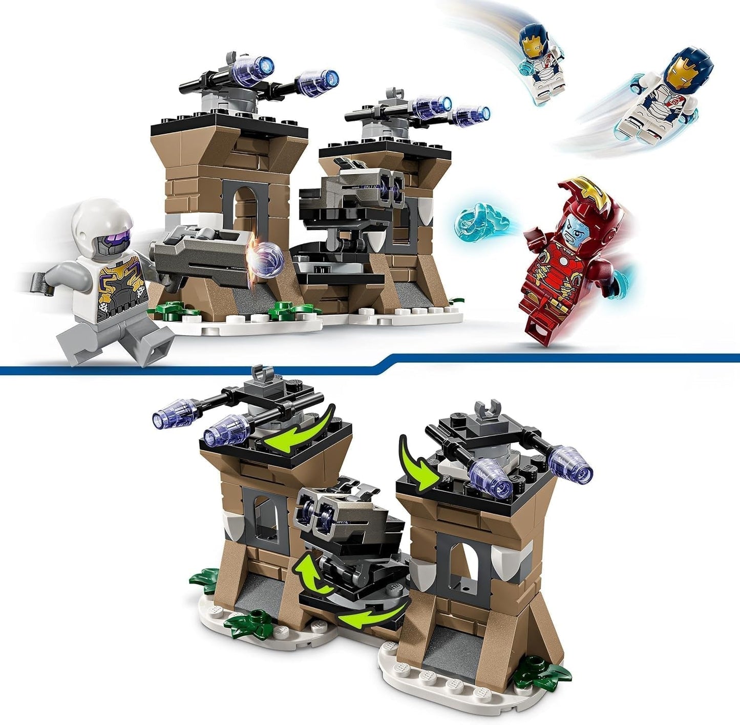 LEGO Marvel Iron Man & Iron Legion Vs. Hydra-Soldat, Avengers-Bauspielzeug, kreatives Spielset für Kinder und Superhelden-Fans, Geschenk für Jungen und Mädchen ab 6 Jahren. 76288 Bausets. Besuchen Sie den LEGO-Store