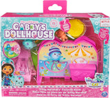 DREAMWORKS GABBY'S DOLLS HOUSE – Deluxe-Zimmer-Spielset, Kitty-Narwal-Partyraum, thematische Möbel und Accessoires, ab 3 Jahren