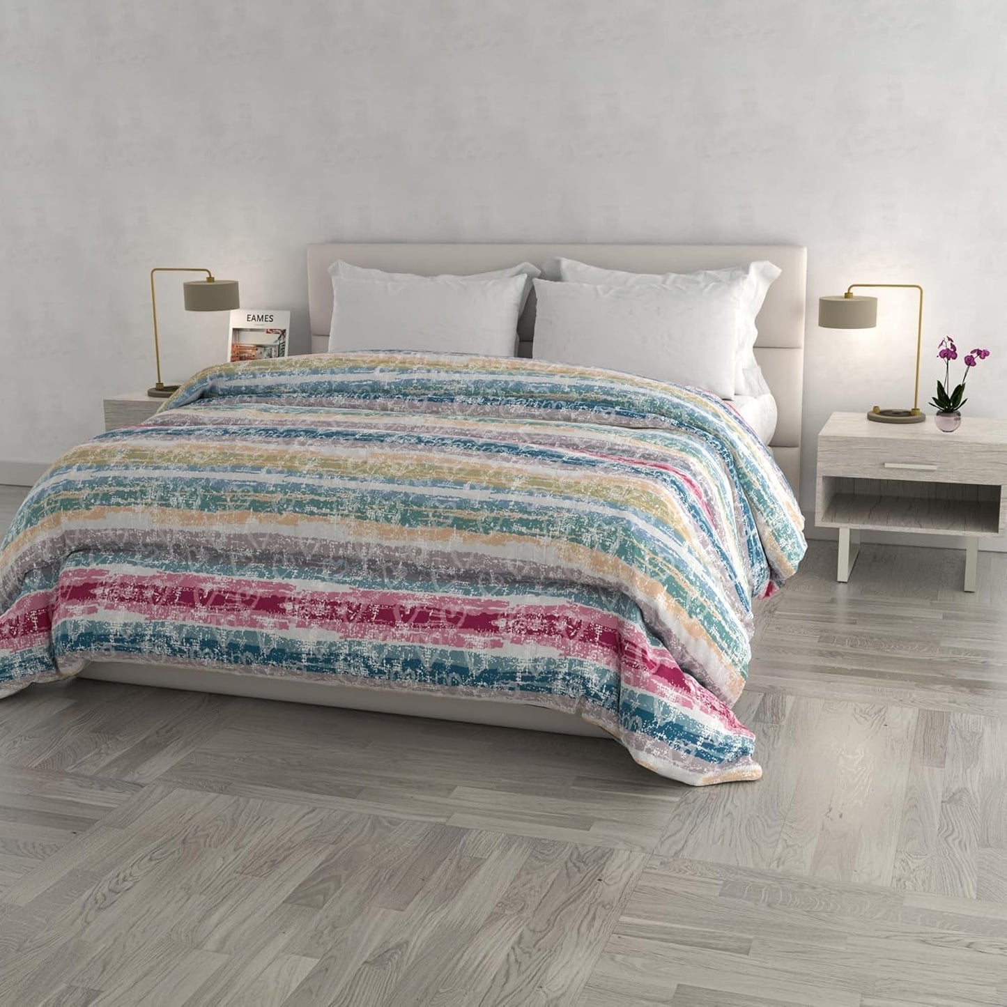Modische Winterdecke, Florenz, 260 x 260 cm. Bettdecken und Steppdecken Naty Shop Lines of Love 260 x 260 cm