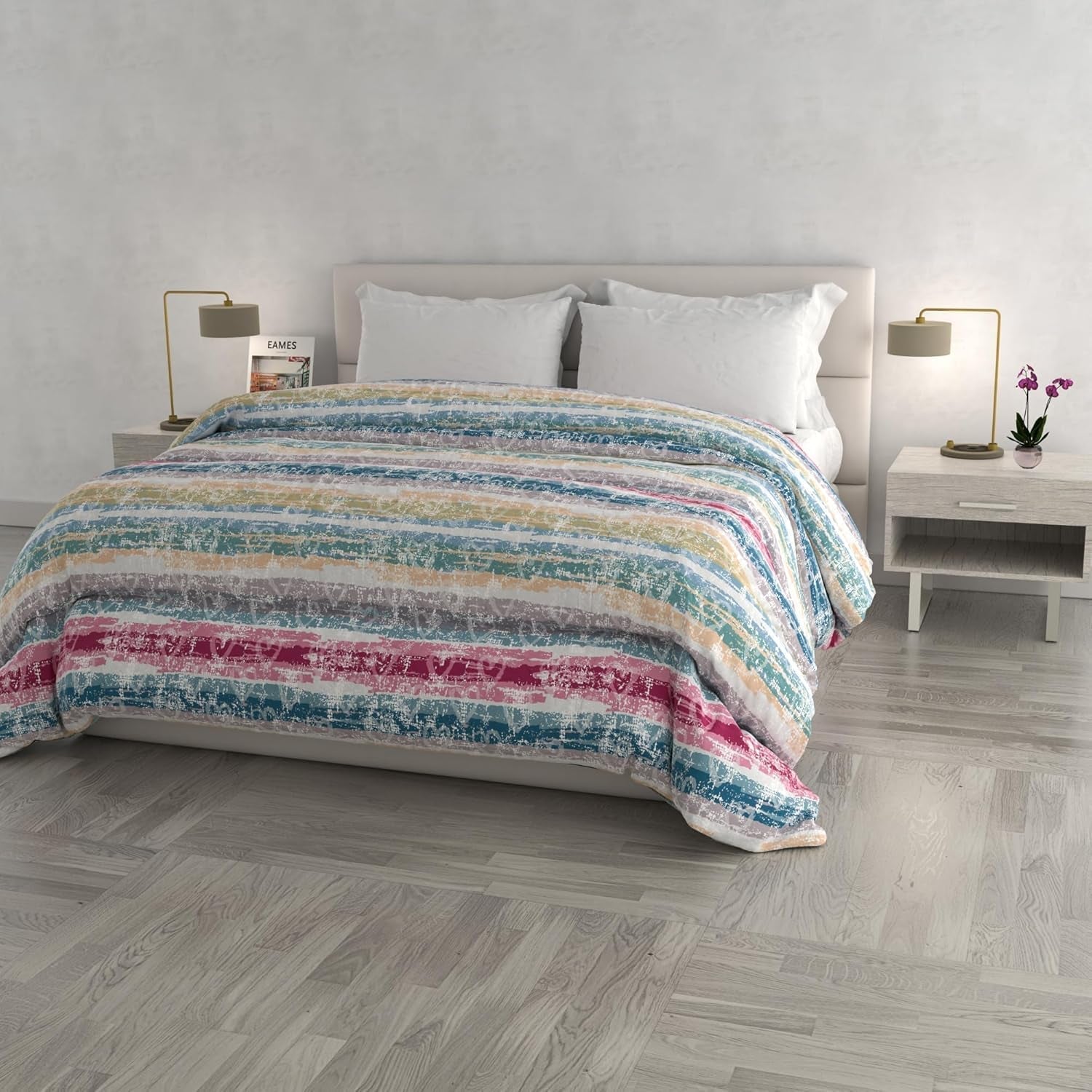Modische Winterdecke, Florenz, 260 x 260 cm. Bettdecken und Steppdecken Naty Shop Lines of Love 260 x 260 cm