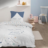 Bettwäsche-Set für Kinder, wendbar, Stars Bettwäsche – Kinder Naty Shop