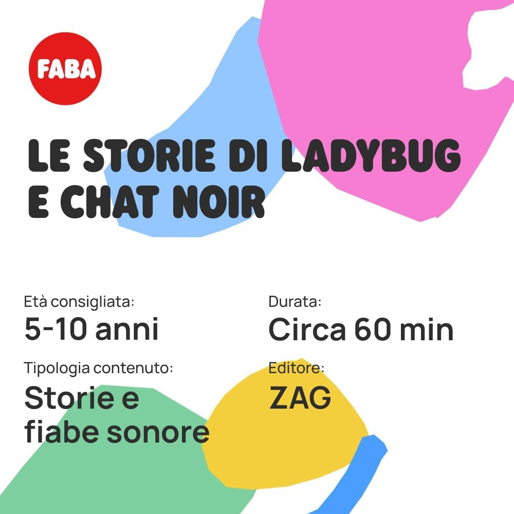 Klangfigur - Geschichten von Ladybug und Cat Noir - Klanggeschichten und Märchen, Jungen und Mädchen 4-6+, italienische Version Babyspielzeug Naty Shop