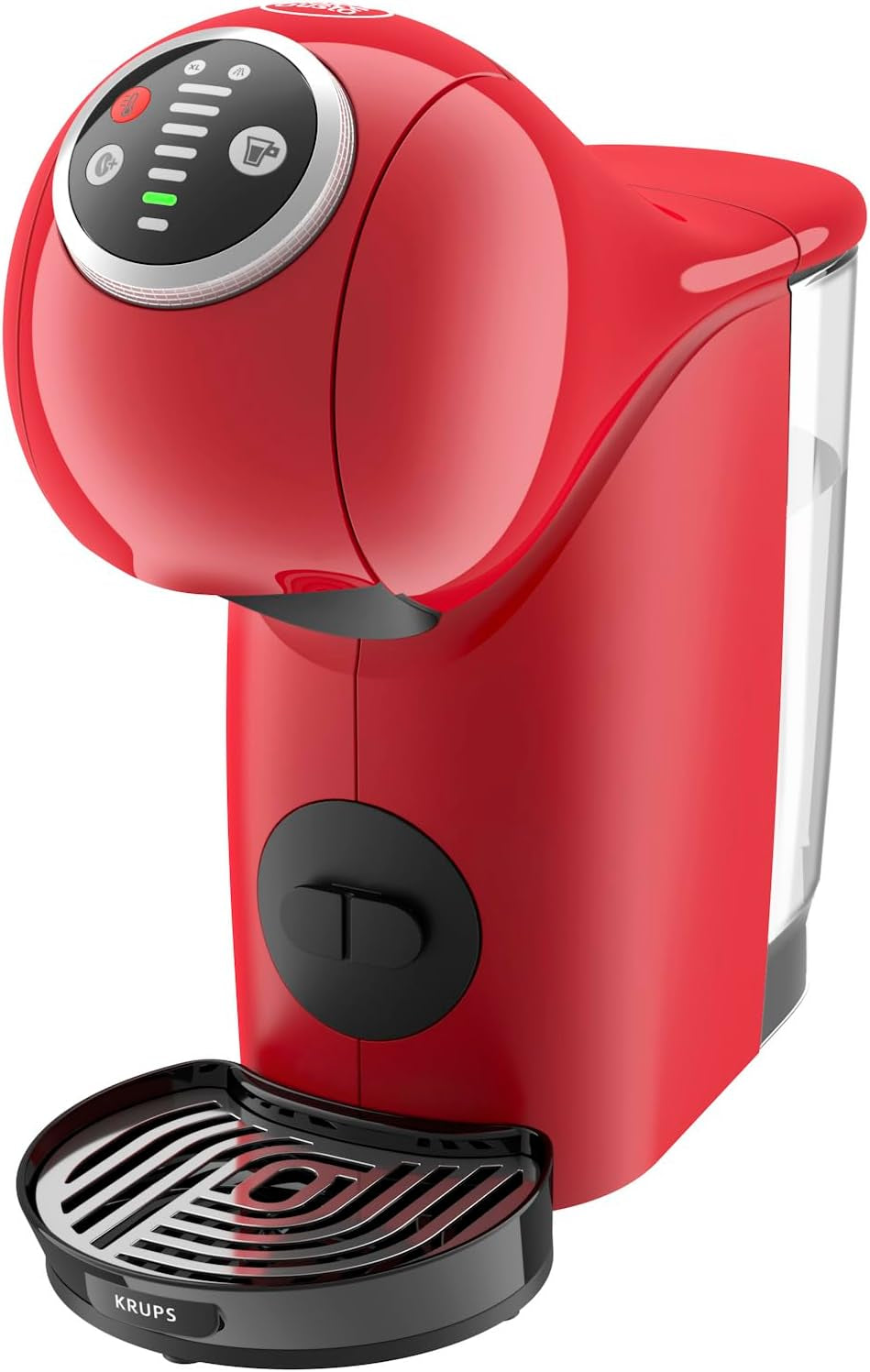 NESCAFÉ Dolce Gusto Genio S Plus von Krups, kompakte Kapselkaffeemaschine, Fassungsvermögen 0,8 Liter, 1500 Watt, automatische Entkalkungswarnung, Space Grey, KP340B