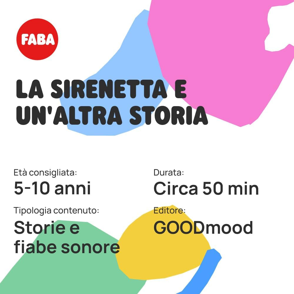 Die kleine Meerjungfrau Klangfigur – Klanggeschichten – Spielzeug, Lerninhalt, italienische Version, Kinder ab 4 Jahren Babyspielzeug Naty Shop