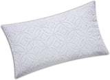V.I.P. Sehr wichtiges Kissen V.I.P. Memory-Flake-Kissen, weißes Kissen, 45 x 75 cm, gesteppter Bezug aus Polyester, super atmungsaktiv, weich, hergestellt in Italien, Naty Shop Standard-Kissen