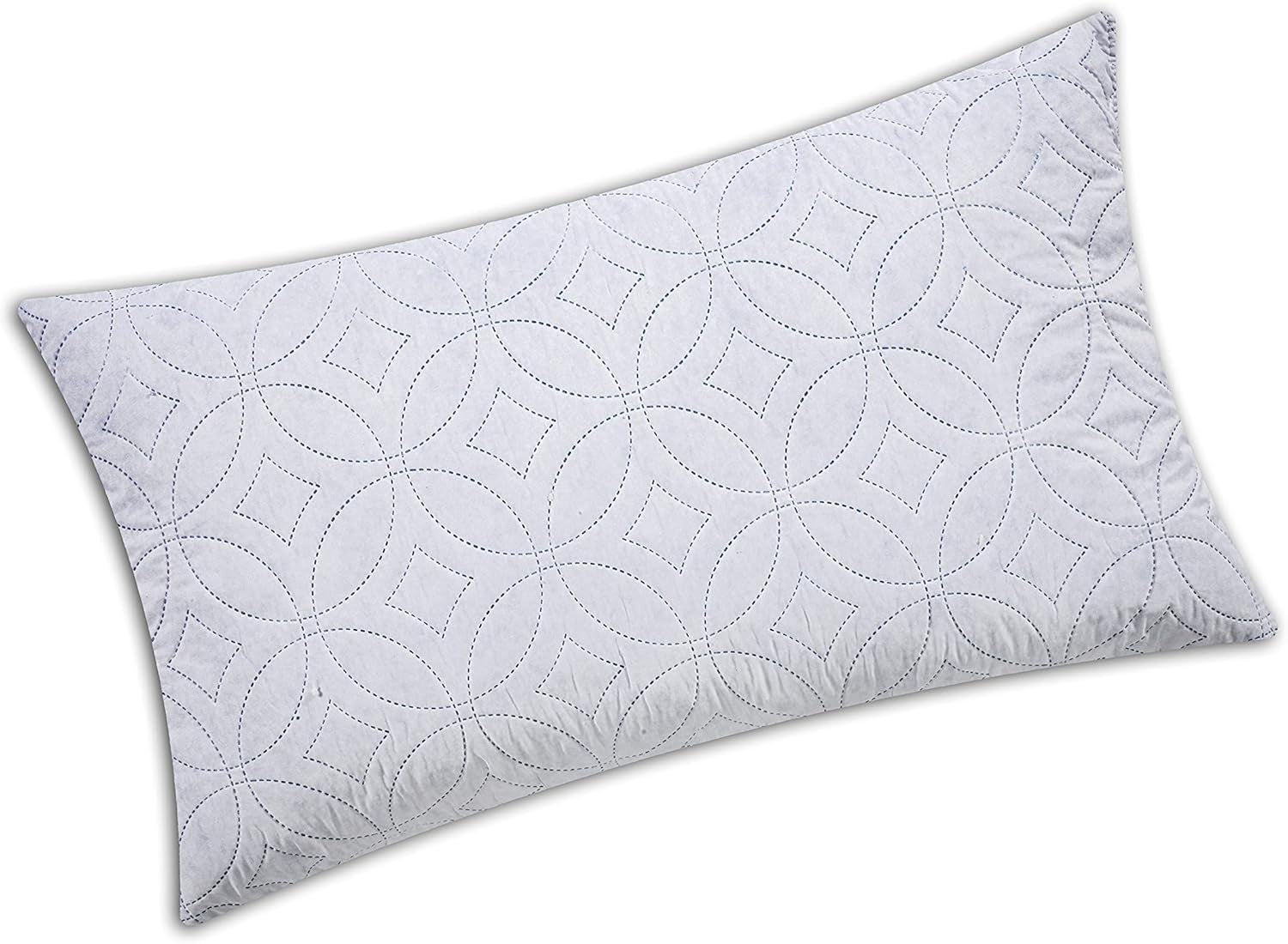 V.I.P. Sehr wichtiges Kissen V.I.P. Memory-Flake-Kissen, weißes Kissen, 45 x 75 cm, gesteppter Bezug aus Polyester, super atmungsaktiv, weich, hergestellt in Italien, Naty Shop Standard-Kissen