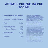 Aptamil Pronutra Pre – Säuglingsnahrung ab der Geburt – Mit pflanzlichen Ölen, ohne Palmöl – 6 x 4 x 200 ml (4800 ml)