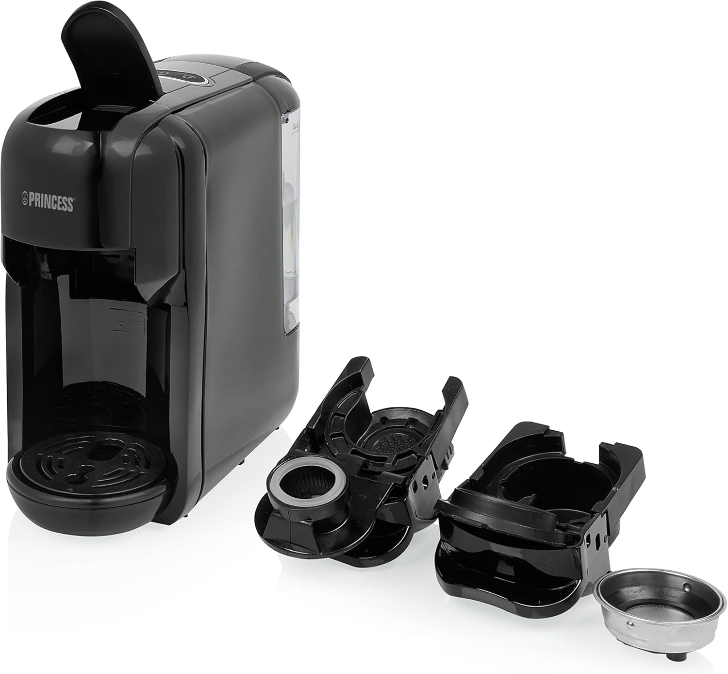 Princess Espressor 249452 – Für Nespresso™-, Dolce Gusto- und ESE-Kapseln – 19 bar italienische Pumpe – 0,6 l – 1450 W