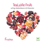 Tealavie – Tee für Kinder ohne Zucker – Walderdbeeren und Rhabarber (200 g) Tealavie Fruit – Loser Früchtetee