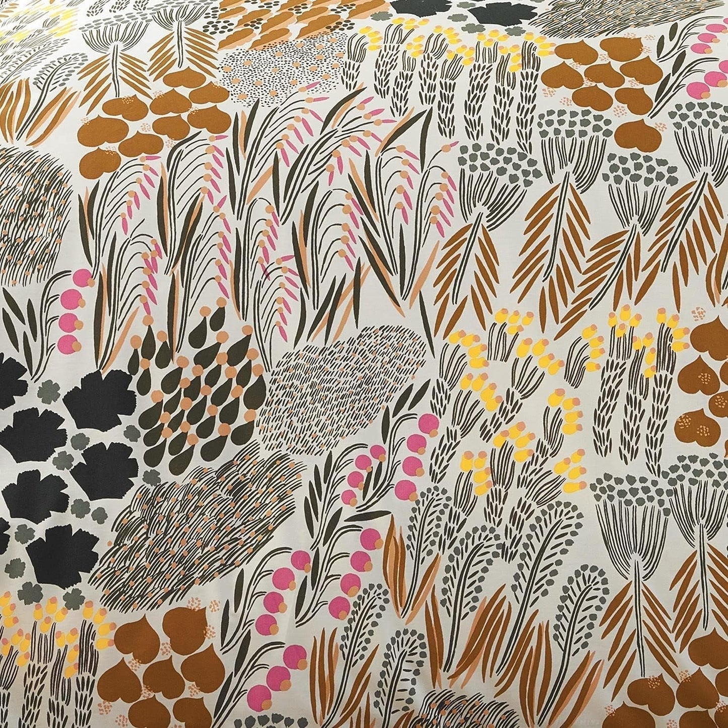 MARIMEKKO Queen-Bettwäsche-Set, Baumwollperkal-Bettwäsche mit passenden Kissenbezügen, ganzjährige Heimdekoration (Pieni Letto, mehrfarbig, Queen-Size-Bett) Naty Shop Bettdecken und Steppdecken