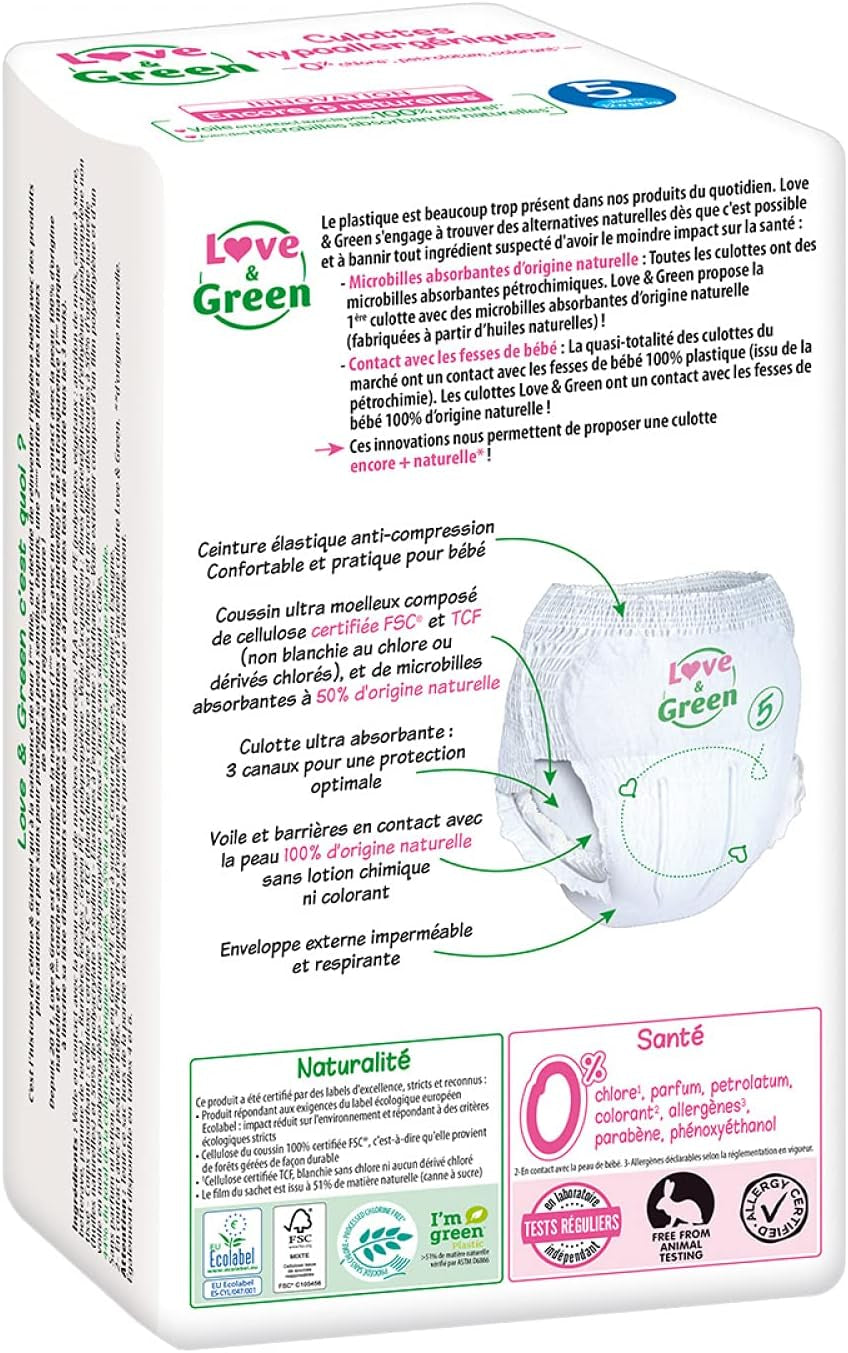Hypoallergene Windeln, Größe 5, 1 Packung – 18 Stück