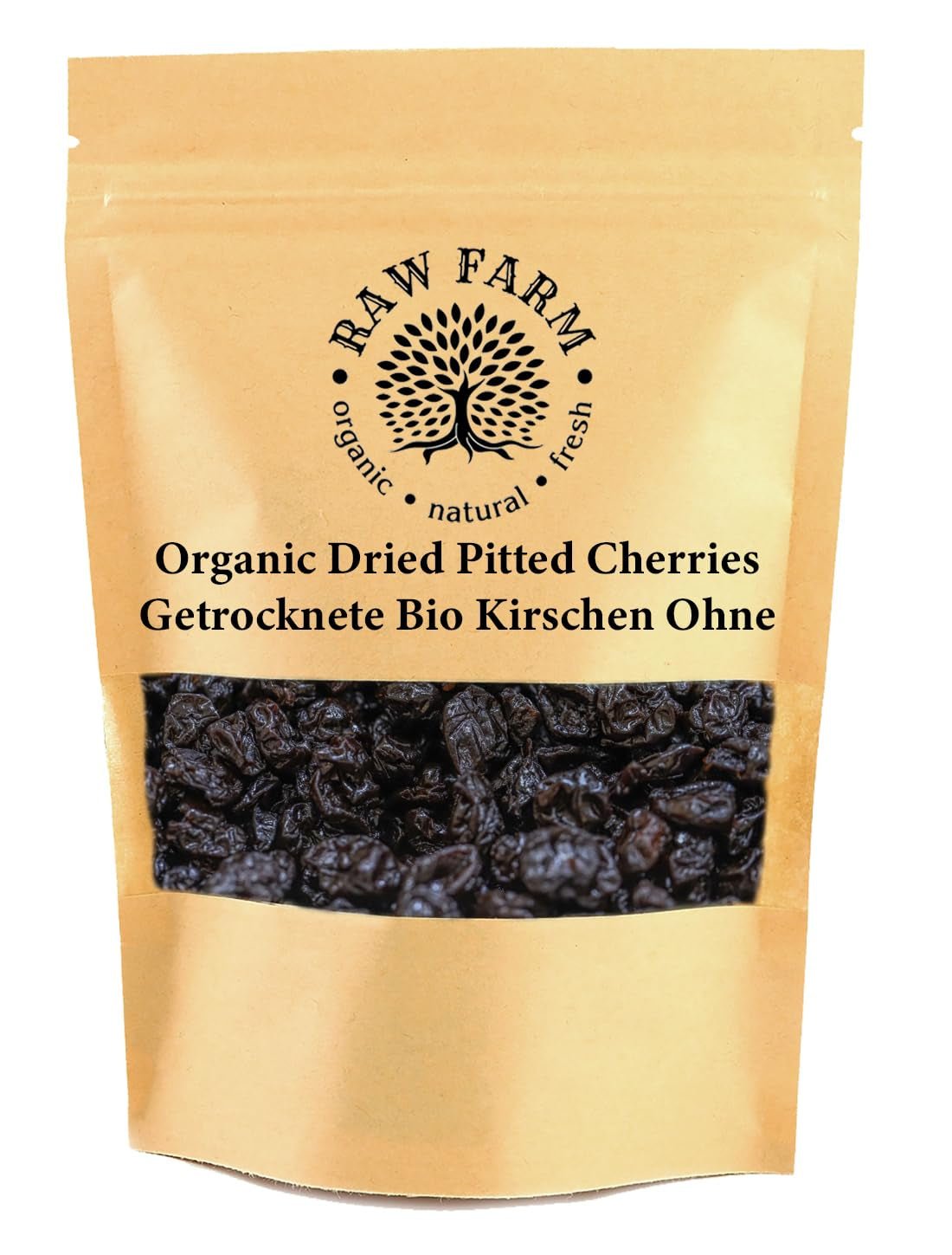 500 g getrocknete Bio-Kirschen, ohne Kerne, ohne Zusatzstoffe, Süßungsmittel und Konservierungsstoffe. Dehydrierte Produkte Naty Shop Standardtitel