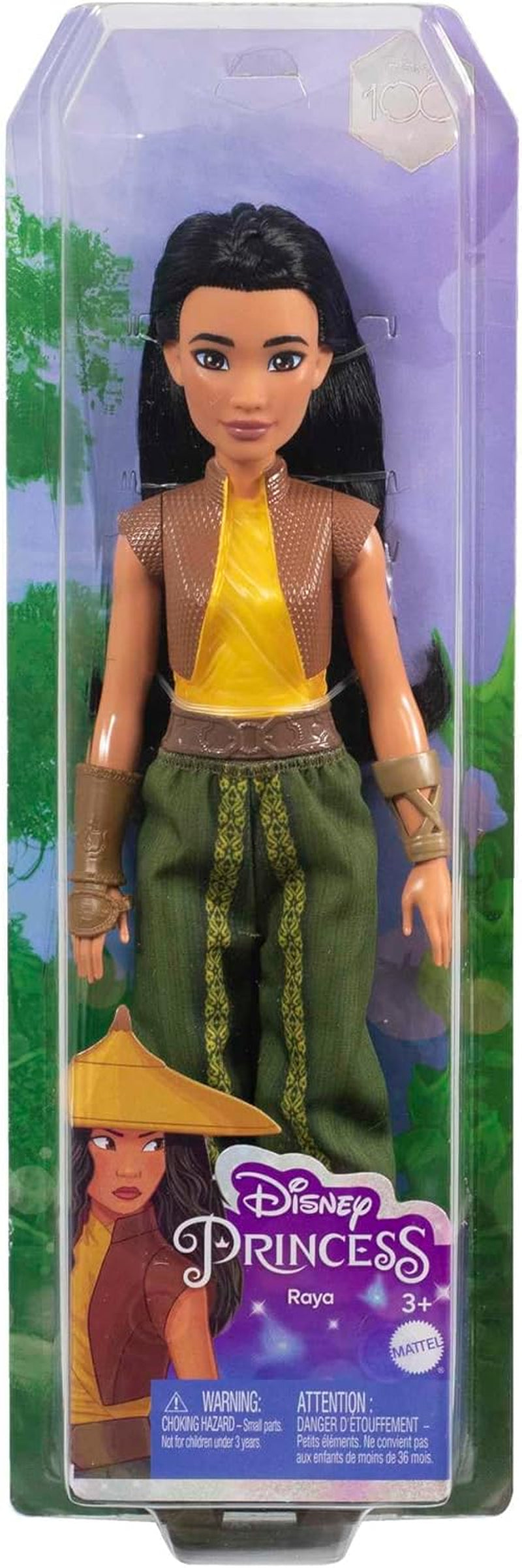 Mattel Disney Toy Raya bewegliche Puppe mit Kleidung und Accessoires, Disney-Film-inspiriertes Geschenk für Kinder HLX22