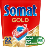 Somat Gold Tabs für die Spülmaschine (105 Tabs) Küchenreiniger Naty Shop 22 Kapseln -